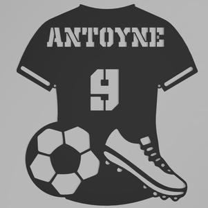 SOCCER JERSEY ANTOYNE NUMBER 9