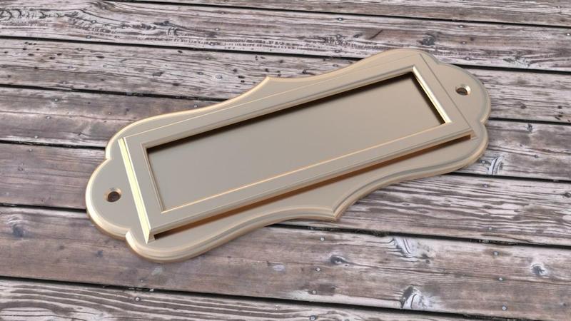 Tag/label holder with slit