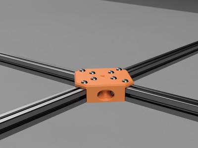 2020 Tee Connector - 4way - Full