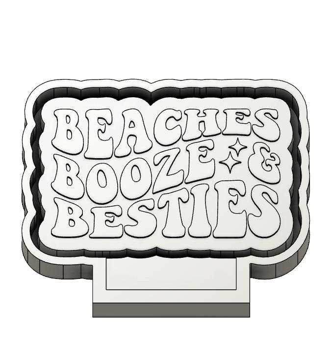 Beaches Booze & Besties Freshie STL
