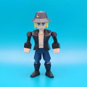 Evan Townshend from Final Fantasy VII Low Poly Action Figure