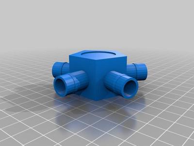 (1-2 Inch) four in one Garden Hose Hub / (halb Zoll / 13mm) vier in ein Gartenschlauch Verteiler  