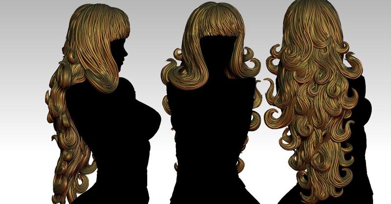 3D HAIR STYLE FOR GIRL
