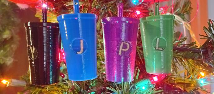 Smoothie Shake Fountain drink cup keychain ornament pendant
