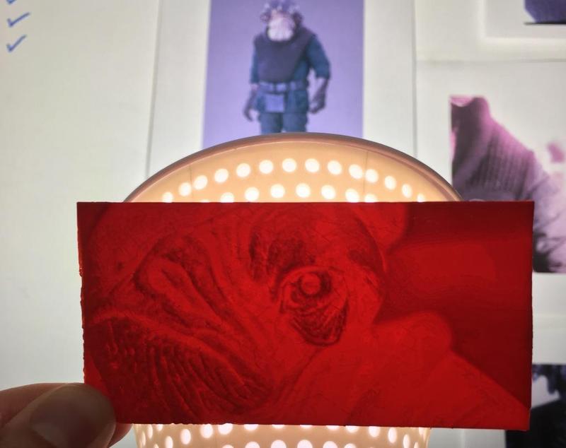 Admiral Raddus Face Lithograph