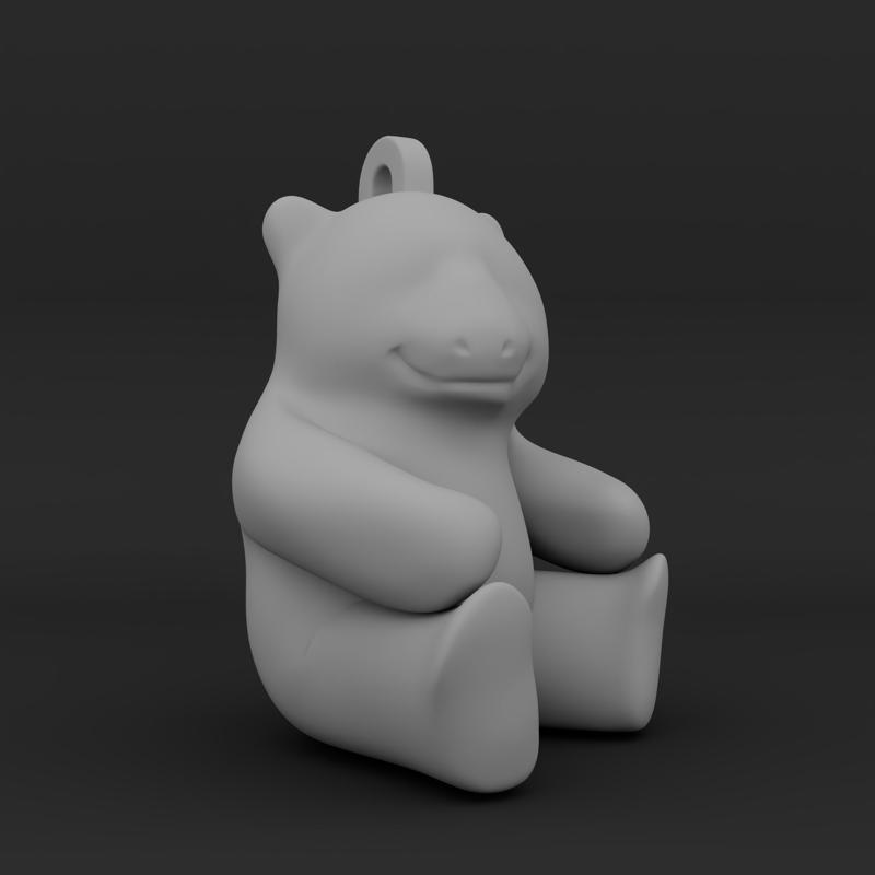 Keychain Panda Charm