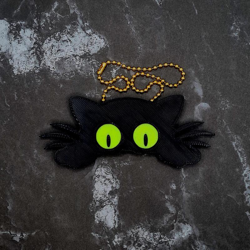 Peeking Cat Charm - JCreateNZ