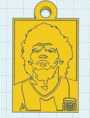 Maradona Key Chain Keychain