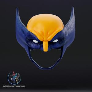 Comic Wolverine Mask 3D Print File STL