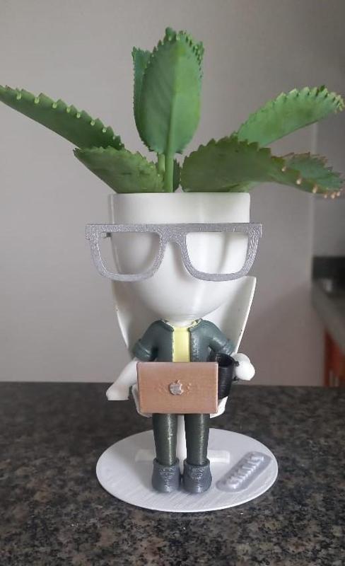 Robert plant office office computer computer glasses pot pot