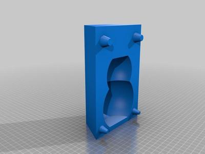 Custom Headed Snowman Mold