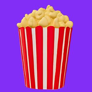 Overflowing Popcorn Container