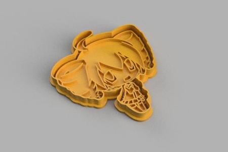 Kasane Teto Cookie Cutter