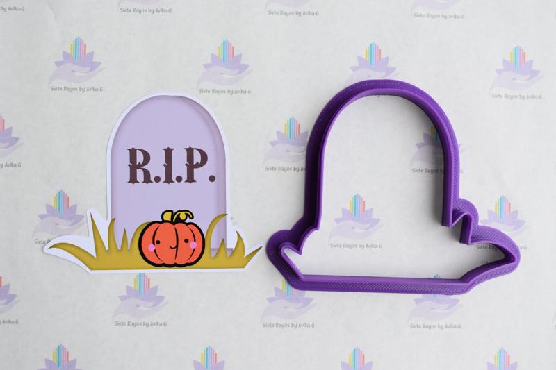 Cookie Cutter Halloween tomb RIP