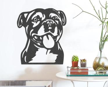 Pit Bull Dog Wall Art