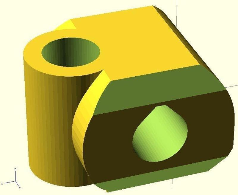 90 degree angle rod connector