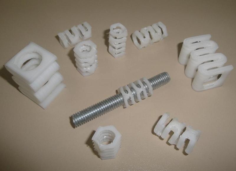 Parameterized printable spring