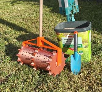 Seed & Fertilizer Roller Spreader – Precise Garden Tool STL for Lawn Seeding and Fertilizing