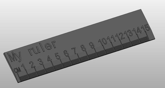 Customizable ruler