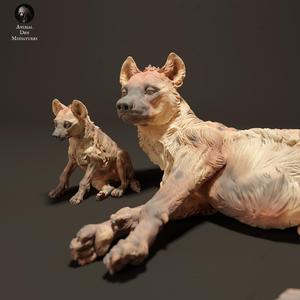 Spotted Hyena and Pup