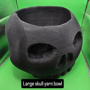 Skull yarn bowl