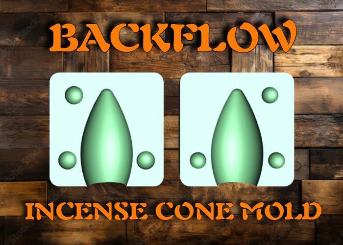 Backflow Incense Cone Mold // Moule Cone Encens