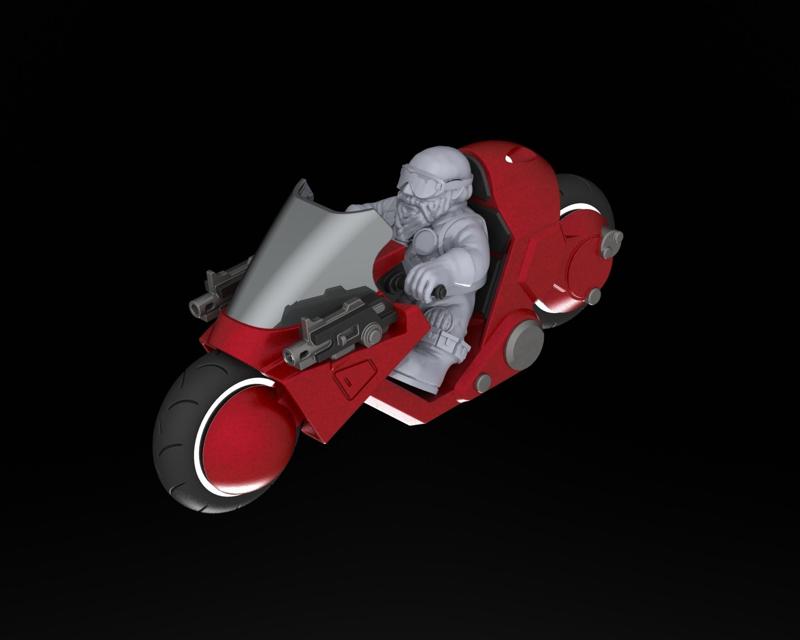 Tofty's Space Dwarf Sci-Fi Bike 28mm