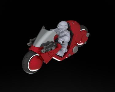 Tofty's Space Dwarf Sci-Fi Bike 28mm