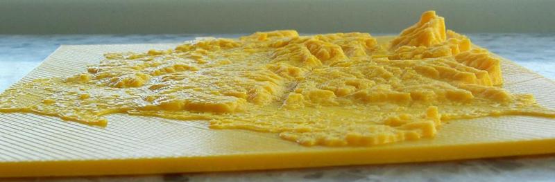 Zuid-Limburg relief map