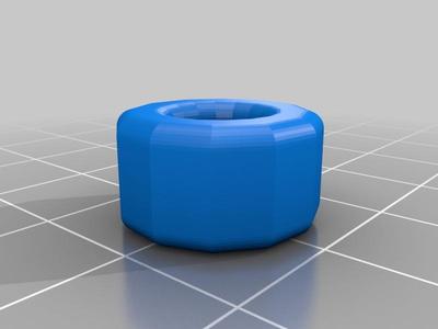Bigger thumb wheel caps for 8/32 Hex Bit thumb wheel screws