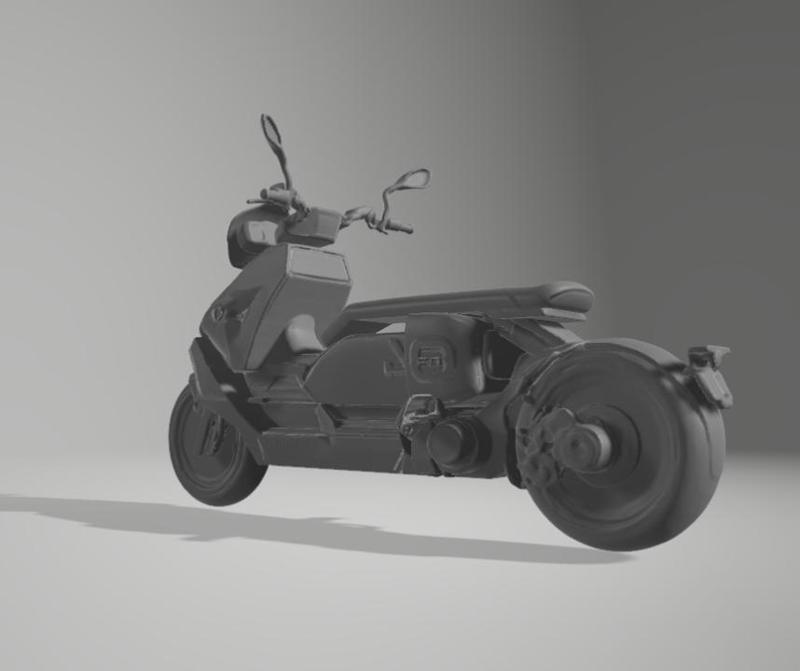 Maxi Scooter scale 1/64