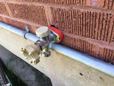 Sillcock, outdoor tap or outdoor faucet spacer
