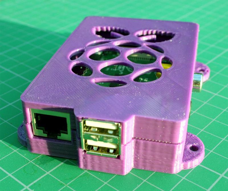 Raspberry Super-Pi case with mounting ears #30DoC Day 20
