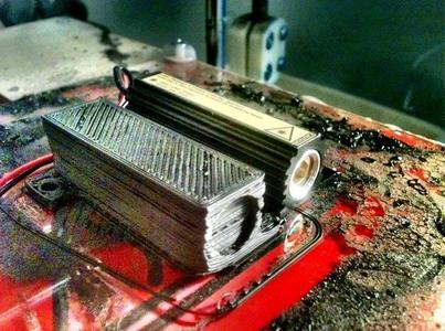 Laser / resistor housing