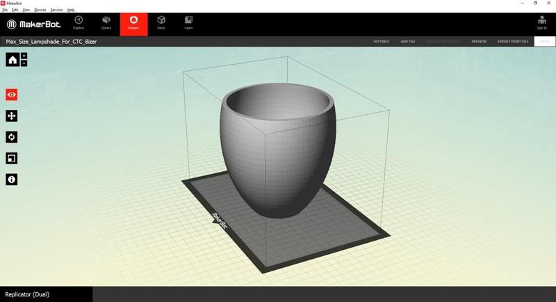 Lampshade for CTC Bizer (Max sized)