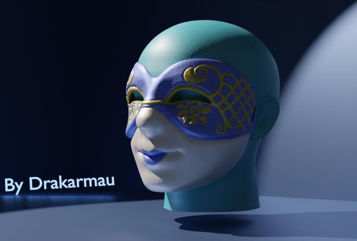 joyfull joe the venitian jester mask