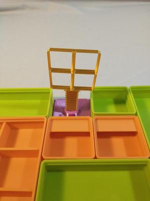 Gridfinity Bobblehead and Gridfinity 1x1 Baseplate compatible with 3D Printy's Bobbleheads