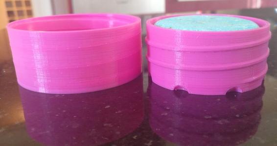 Lush Round Soap Dish/Travel Container