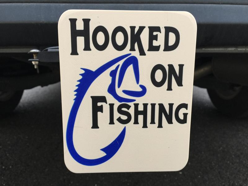 Trailer Hitch -Hooked on Fishing