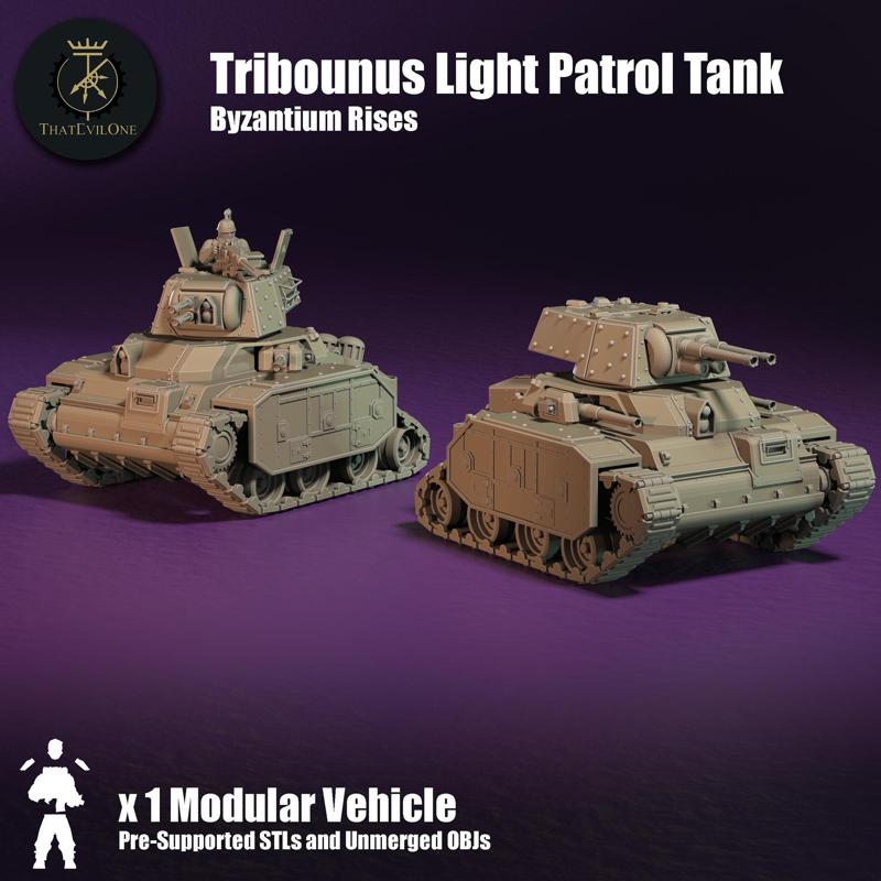 Tribounus Light Patrol Tank - Presupported