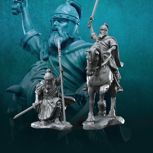 Visigoths King on foot and mounted | Visigoths | Historical