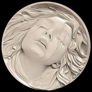 3D Model STL File for CNC Router/Laser & 3D Printer A Religious Statue That Has Been Seen Crying on Multiple Occasions 1
