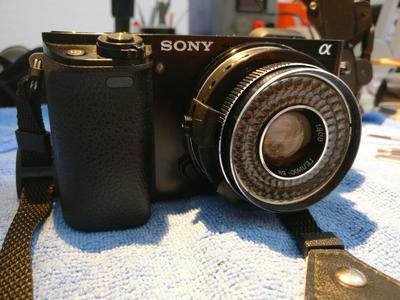 Soviet lense - Helios 89 sony E-mount adapting