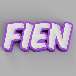 NAMELED FIEN- LED LAMP WITH NAME