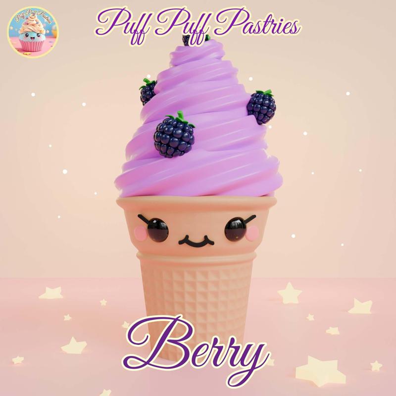 Kawaii Ice cream Berry