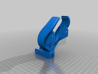 Reverse Smooth-ish Fang Duct for Ender3/CR-10 with Micro Swiss Direct Drive