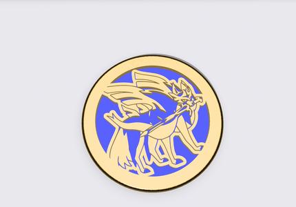 Zacian Pokemon TCG Coin