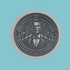 Avengers: Endgame Medallion CNC Avengers: Endgame 3d Printer Obj Stl