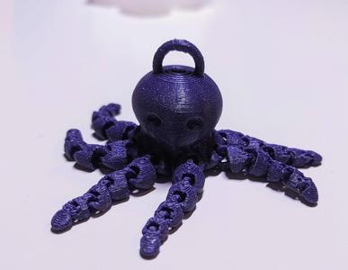 Articulated Mini Octopus Hanger