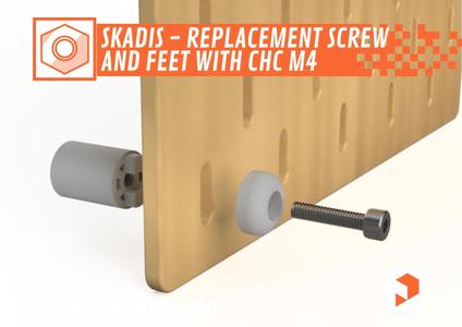SKADIS - Replacement Screw and Feet with CHC M4